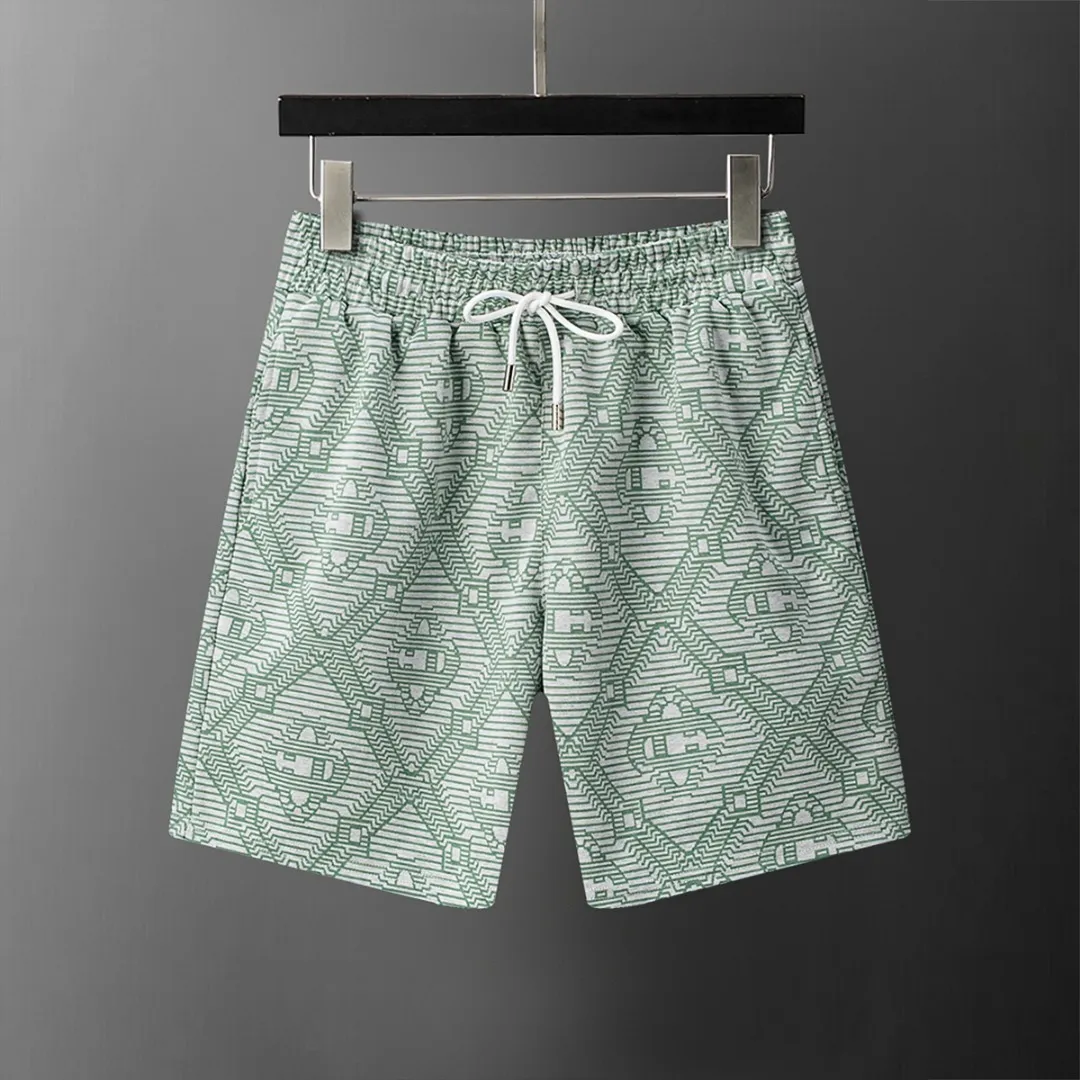 29112# New Arrival casual shorts from the official website for spring and summer 2026. The knitted jacquard fabric is handsome, the fabric is comfortable, the workmanship is rigorous, and the stitching is neat. Good upper body effect·Sizes M-3XL Light Green